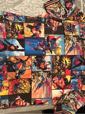 Robert Graham Multicolor Comic Panel Print Tee